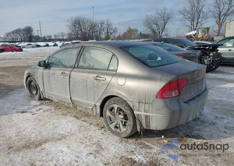 2008 Honda Civic Lx z USA, uszkodzony, nr VIN 1HGFA16568L062546